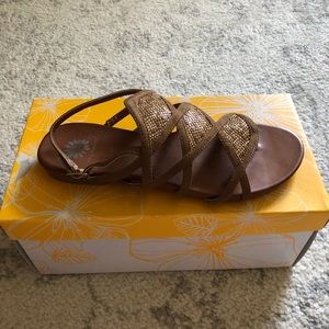 NIB! Yellowbox Alpha Sandals with sparkles - sz7.5